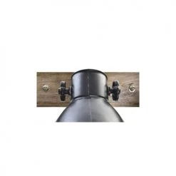 Wadiga Appliques Murales Et Spots Applique Murale Bois Et Métal Noir Triple 67x18x24cm -Luminaires Ventes applique murale bois et metal noir triple 67x18x24cm 3