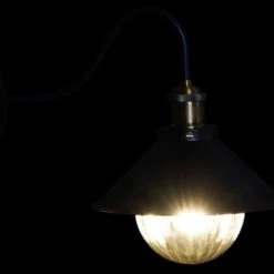 Wadiga Appliques Murales Et Spots Applique Murale Col De Cygne Métal Noir Et Doré - 22x26x25cm -Luminaires Ventes applique murale col de cygne metal noir et dore 22x26x25cm 2