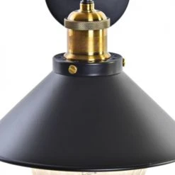 Wadiga Appliques Murales Et Spots Applique Murale Col De Cygne Métal Noir Et Doré - 22x26x25cm -Luminaires Ventes applique murale col de cygne metal noir et dore 22x26x25cm 3