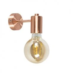 QAZQA Appliques Murales Et Spots Applique Murale En Acier Cuivre -Luminaires Ventes applique murale en acier cuivre 5