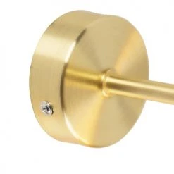 QAZQA Appliques Murales Et Spots Applique Murale En Acier Doré/laiton -Luminaires Ventes applique murale en acier dore laiton 3