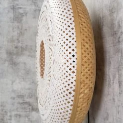 Good & Mojo Appliques Murales Et Spots Applique Murale En Bambou Blanc D60 12 Good & Mojo Appliques Murales Et Spots Applique Murale En Bambou Blanc D60 -Luminaires Ventes applique murale en bambou blanc d60 4