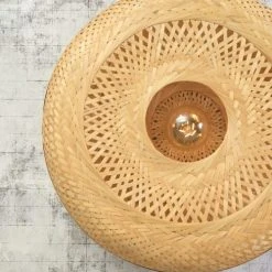 Good & Mojo Appliques Murales Et Spots Applique Murale En Bambou Naturel D60 -Luminaires Ventes applique murale en bambou naturel d60 3