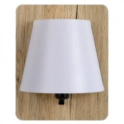 Lucide Appliques Murales Et Spots Applique Murale En Bois Clair Et Polypropylène H25cm -Luminaires Ventes applique murale en bois clair et polypropylene h25cm 2