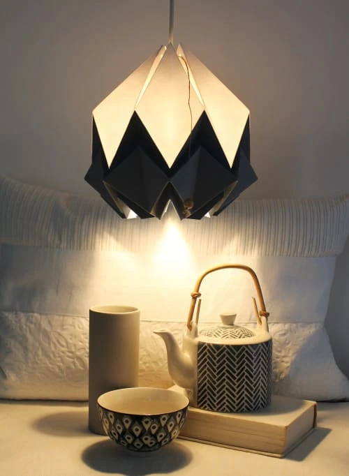 Tedzukuri Atelier Appliques Murales Et Spots Applique Murale En Bois Et Suspension Origami En Papier 6 Tedzukuri Atelier Appliques Murales Et Spots Applique Murale En Bois Et Suspension Origami En Papier – Image 4