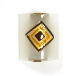 Luminaires Ventes -Luminaires Ventes applique murale en glass ambre 1