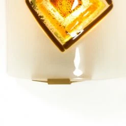 Keria Appliques Murales Et Spots Applique Murale En Glass Ambre -Luminaires Ventes applique murale en glass ambre 2