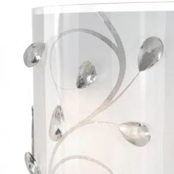 Globo Appliques Murales Et Spots Applique Murale En Métal Argente -Luminaires Ventes applique murale en metal argente 7