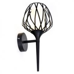 Keria Appliques Murales Et Spots Applique Murale En Métal Noir