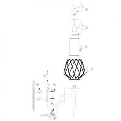 Keria Appliques Murales Et Spots Applique Murale En Métal Noir 13 Keria Appliques Murales Et Spots Applique Murale En Métal Noir -Luminaires Ventes applique murale en metal noir 5