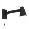 It's About Romi Appliques Murales Et Spots Applique Murale Noire H20cm -Luminaires Ventes applique murale noire h20cm