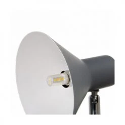 Wadiga Appliques Murales Et Spots Applique Murale Ronde En Métal Gris 13x15,5x14cm -Luminaires Ventes applique murale ronde en metal gris 13x15 5x14cm 2