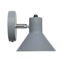 Wadiga Appliques Murales Et Spots Applique Murale Ronde En Métal Gris 13x15,5x14cm -Luminaires Ventes applique murale ronde en metal gris 13x15 5x14cm 3