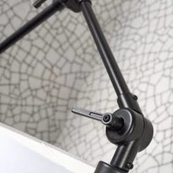 It's About Romi Appliques Murales Et Spots Applique Noire 2 Bras Et Abat-jour L80cm -Luminaires Ventes applique noire 2 bras et abat jour l80cm 4