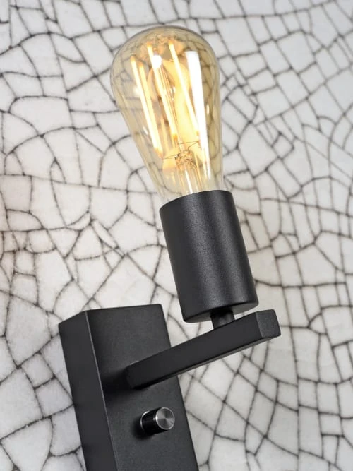 It's About Romi Appliques Murales Et Spots Applique Noire Avec Tablette H25cm 7 It's About Romi Appliques Murales Et Spots Applique Noire Avec Tablette H25cm – Image 5