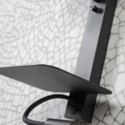 It's About Romi Appliques Murales Et Spots Applique Noire Avec Tablette Liseuse Et Abat-jour H52cm -Luminaires Ventes applique noire avec tablette liseuse et abat jour h52cm 4