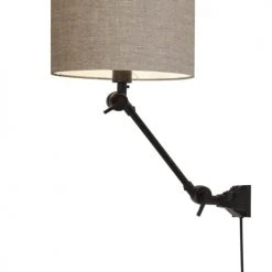 It's About Romi Appliques Murales Et Spots Applique Noire Flexible Et Abat-jour L65cm -Luminaires Ventes applique noire flexible et abat jour l65cm 11