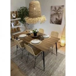 Pirouette Paris Suspensions Cache-ampoule En Fibres Végétales Avec Franges -Luminaires Ventes cache ampoule en fibres vegetales avec franges 2