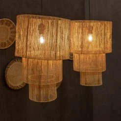 Pirouette Paris Suspensions Cache-ampoule En Jute -Luminaires Ventes cache ampoule en jute 2