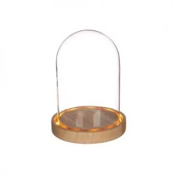 Graine Créative Guirlandes Et Décorations Lumineuses Cloche En Verre Lumineuse 16,5cm X Ø 12,5cm