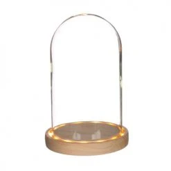 Graine Créative Guirlandes Et Décorations Lumineuses Cloche En Verre Lumineuse 21,5cm X Ø14cm