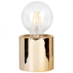 Maisons Du Monde Guirlandes Et Décorations Lumineuses Déco Lumineuse En Métal Doré Et Globe En Verre