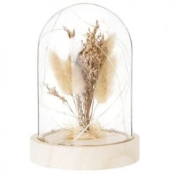 Maisons Du Monde Guirlandes Et Décorations Lumineuses Déco Lumineuse En Paulownia Et Verre