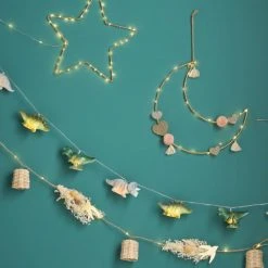 Maisons Du Monde Déco Lumineuses Enfant Déco Lumineuse étoile En Métal Doré -Luminaires Ventes deco lumineuse etoile en metal dore 1000 13 15 193371 13