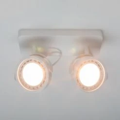 Zuiver Appliques Murales Et Spots Double Spot En Métal Blanc -Luminaires Ventes double spot en metal blanc 5
