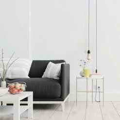 Hoopzi Suspensions Fil électrique En Tissu Luminaire Zigzag Blanc Noir 4,5m -Luminaires Ventes fil electrique en tissu luminaire zigzag blanc noir 4 5m 2