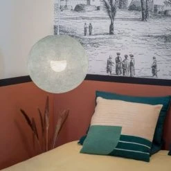 La Case De Cousin Paul Suspensions Globe Light Acier Ø 36cm -Luminaires Ventes globe light acier oe 36cm 1