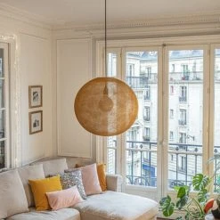 La Case De Cousin Paul Suspensions Globe Light XL Tabac Ø 50cm -Luminaires Ventes globe light xl tabac oe 50cm 2