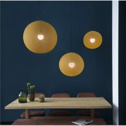 La Case De Cousin Paul Suspensions Globe Light XL Tabac Ø 50cm -Luminaires Ventes globe light xl tabac oe 50cm 3