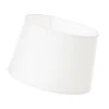 Unimasa Lampes à Poser Grand Abat-jour Blanc