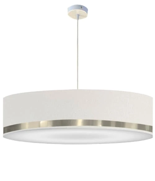 Abat-jours Suspensions Grande Suspension Jonc Blanc Et Aluminium T 80 X H 28 3 Abat-jours Suspensions Grande Suspension Jonc Blanc Et Aluminium T 80 X H 28