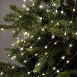 Maisons Du Monde Guirlandes Et Cimiers Guirlande De Noël Lumineuse Rideau Blanc 672 LEDS L210 -Luminaires Ventes guirlande de noel lumineuse rideau blanc 672 leds l210 1000 12 18 196736 3