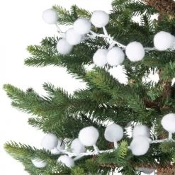 Maisons Du Monde Guirlandes Et Cimiers Guirlande Lumineuse Boules Blanches 128 LED L600 -Luminaires Ventes guirlande lumineuse boules blanches 128 led l600 1000 11 17 182795 1