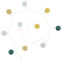 Maisons Du Monde Guirlandes Et Décorations Lumineuses Guirlande Lumineuse Multicolore 10 LED L196 - Lot De 3