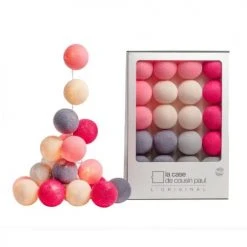 La Case De Cousin Paul Guirlandes Et Décorations Lumineuses Guirlande Lumineuse Rose Et Gris