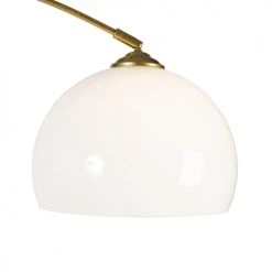 QAZQA Lampadaires Lampadaire à Arc En Acier Doré/laiton -Luminaires Ventes lampadaire a arc en acier dore laiton 3