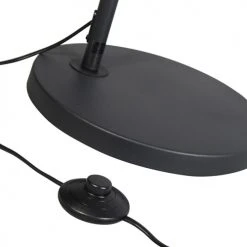 QAZQA Lampadaires Lampadaire à Arc En Acier Noir -Luminaires Ventes lampadaire a arc en acier noir 7