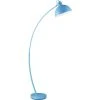 ATHM DESIGN Lampadaires Lampadaire Abat Jour Et Pied Métal Bleu -Luminaires Ventes lampadaire abat jour et pied metal bleu