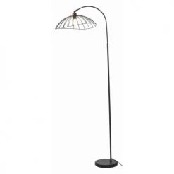 ATHM DESIGN Lampadaires Lampadaire Abat Jour Et Pied Métal Noir -Luminaires Ventes lampadaire abat jour et pied metal noir 14
