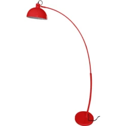 ATHM DESIGN Lampadaires Lampadaire Abat Jour Et Pied Métal Blanc -Luminaires Ventes lampadaire abat jour et pied metal rouge 2