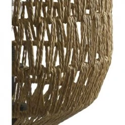 ATHM DESIGN Lampadaires Lampadaire Abat Jour Rotin Beige Et Pieds Métal Noir -Luminaires Ventes lampadaire abat jour rotin beige et pieds metal noir 3