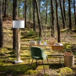 Maisons Du Monde Lampadaires Lampadaire Avec Abat-jour En Coton Ivoire H169 -Luminaires Ventes lampadaire avec abat jour en coton ivoire h169 1000 11 21 122037 13