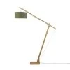 Good & Mojo Lampadaires Lampadaire Bambou/lin Vert H207cm