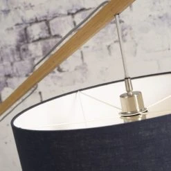 Good & Mojo Lampadaires Lampadaire Bambou/lin Vert H207cm -Luminaires Ventes lampadaire bambou lin vert h207cm 4