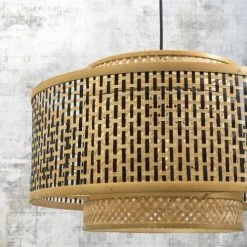 Good & Mojo Lampadaires Lampadaire Bambou Noir H176cm -Luminaires Ventes lampadaire bambou noir h176cm 8