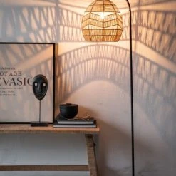 Maisons Du Monde Lampadaires Lampadaire Beige Et Noir H151 -Luminaires Ventes lampadaire beige et noir h151 1000 5 7 210091 6